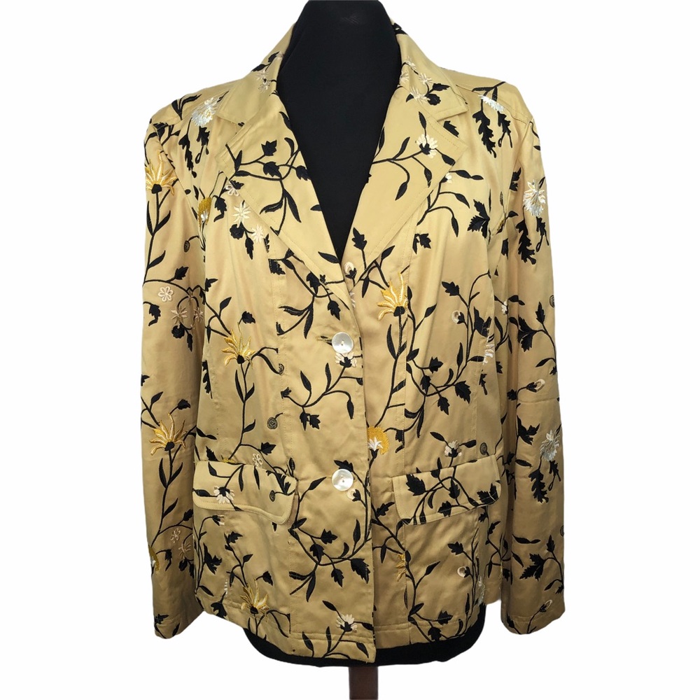 David Brooks Embroidered Jacket